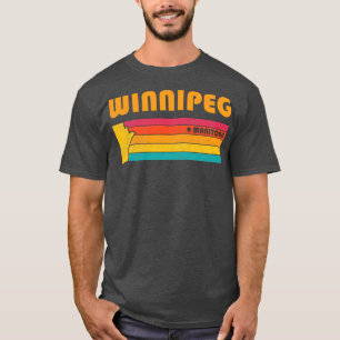 Winnipeg Manitoba Canada Vintage Distressed Souven T-Shirt