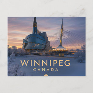 Winnipeg Manitoba Prairie City Travel Postcard