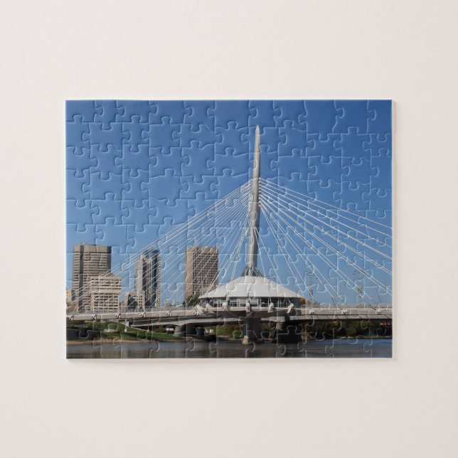 Winnipeg Provencher Bridge Jigsaw Puzzle (Horizontal)