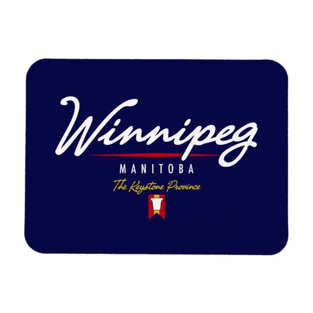 Winnipeg Script Magnet (Horizontal)