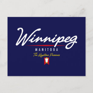 Winnipeg Script Postcard