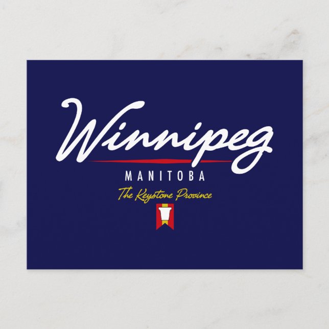 Winnipeg Script Postcard (Front)