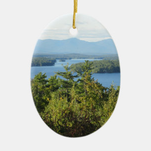 Winnipesaukee Overlook Ceramic Ornament