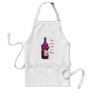 Wino, ThisrecipecallsforWine. Standard Apron