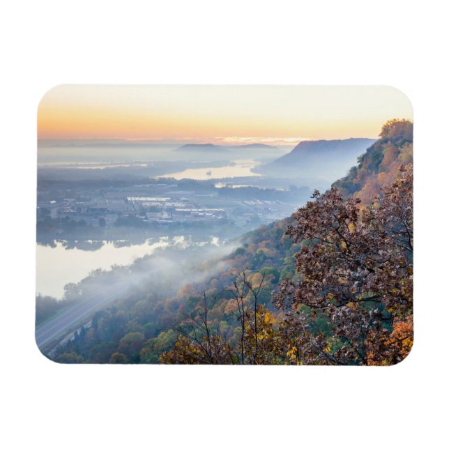 Winona Autumn Sunrise Magnet (Horizontal)