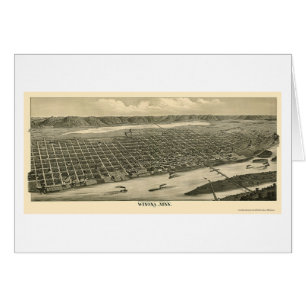 Winona, carte panoramique de manganèse - 1889