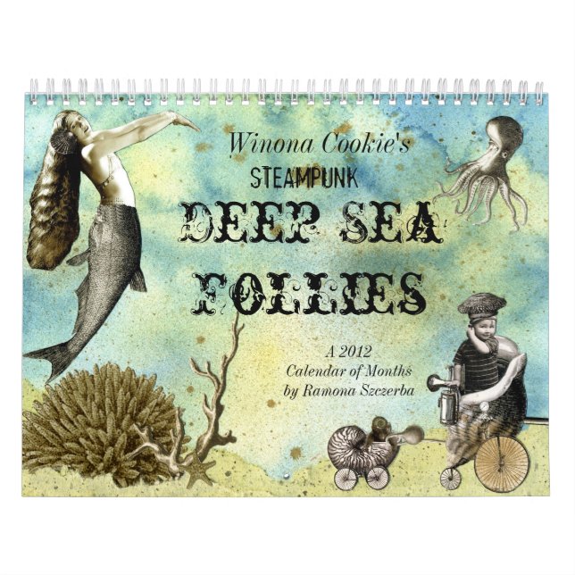 Winona Cookie's Steampunk Deep Sea Follies Calendar (Cover)