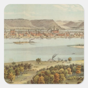 Winona, Minnesota Square Sticker