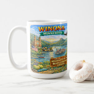 Winona, MN Minnesota Souvenir Gift Mug