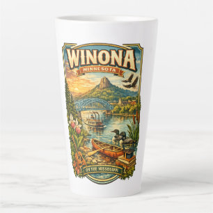 Winona, MN Minnesota Unique Souvenir Latte Mug