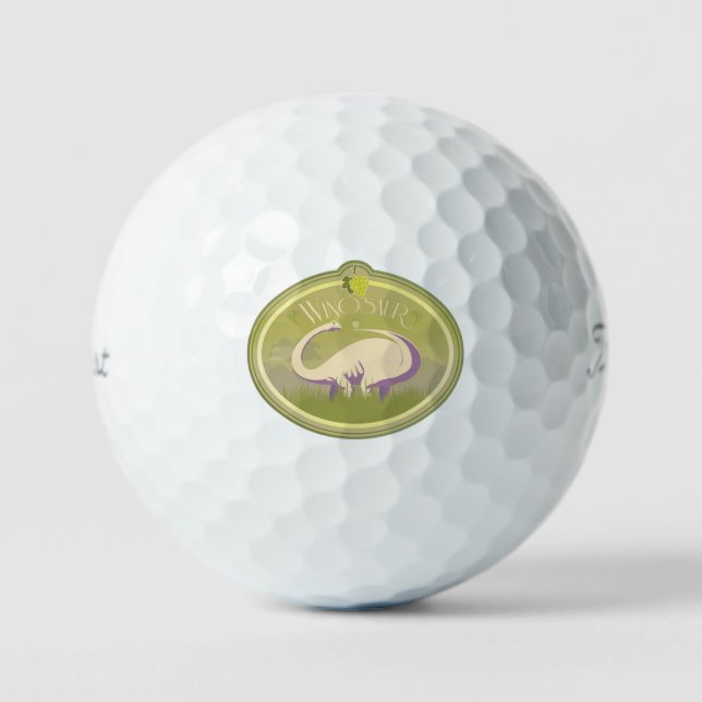 Winosaur Golf Balls (Front)