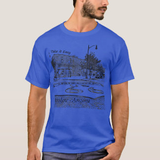 Winslow Arizona AZ US 66 take it easy est  T-Shirt