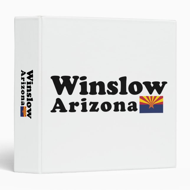 Winslow, Arizona Binder  (Front/Spine)