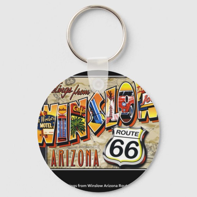 winslow arizona keychain (Front)
