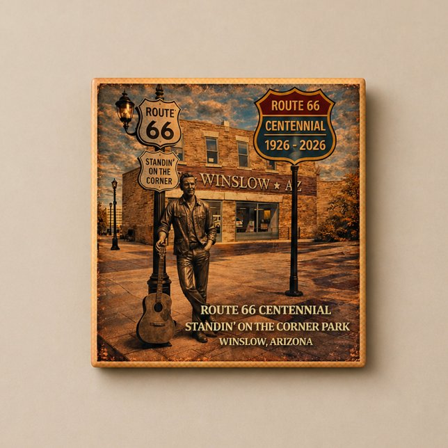 Winslow Arizona Standin' Corner  Magnet (Creator Uploaded)