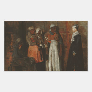 Winslow Homer - A Visit from the Old Mistress Sticker