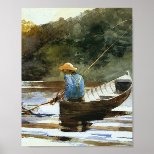 Winslow Homer - Boy Fishing 1892 Poster (Front)
