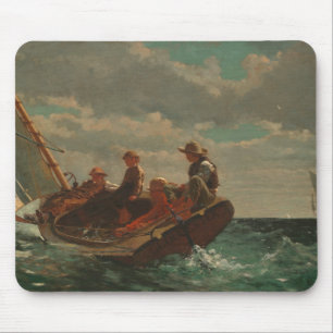 Winslow Homer - Breezing Up (A Fair Wind) Mouse Pad