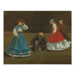 Winslow Homer - Croquet Scene Photo Print