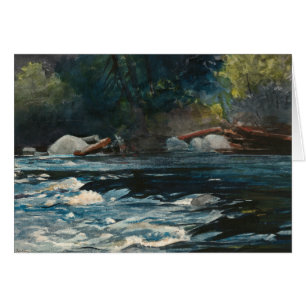 Winslow Homer - Les Rapids, Hudson River