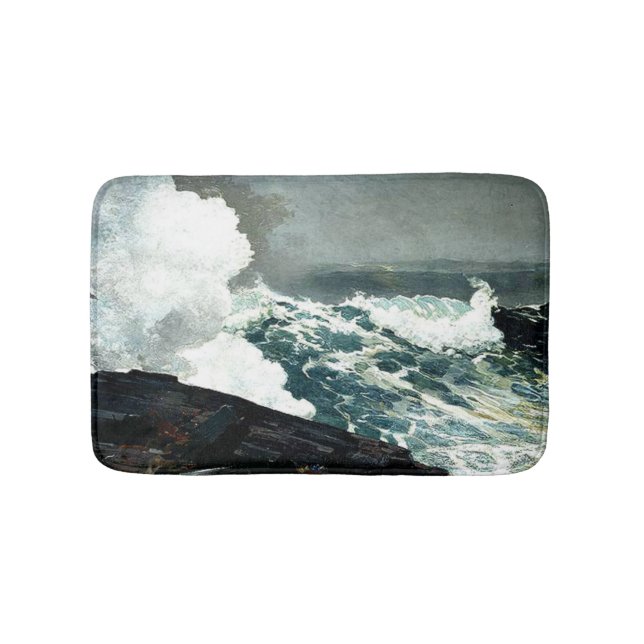 Winslow Homer - Noreaster Bath Mat (Front)