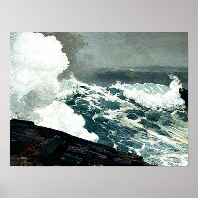 Winslow Homer - Noreaster Poster (Front)