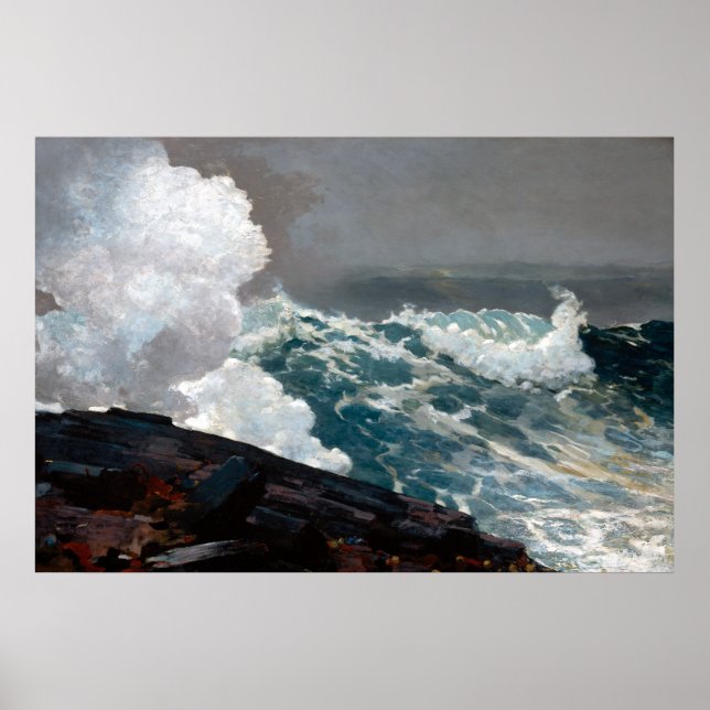 Winslow Homer Northeaster Poster (Front)