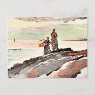 Winslow Homer - Saco Bay, fine art, Postcard