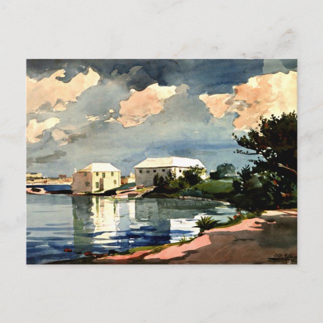 Winslow Homer - Salt Kettle, Bermuda Postcard (Front)