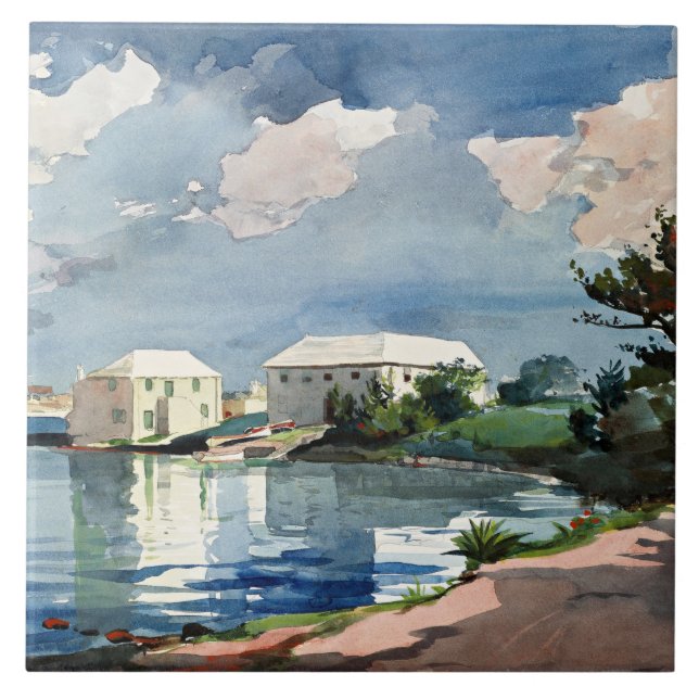 Winslow Homer, Salt Kettle, Bermuda Tile (Front)
