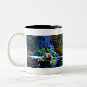 Winslow Homer The Adirondack Guide Two-Tone Coffee Mug