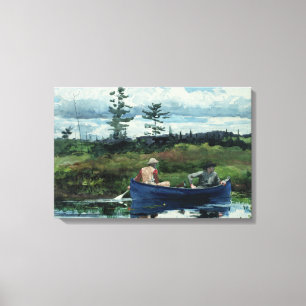 Winslow Homer - The Blue Boat Canvas Print