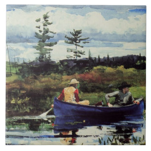 Winslow Homer: The Blue Boat, Tile