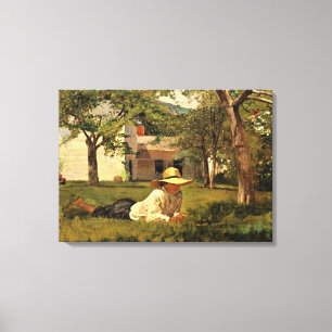 Winslow Homer - The Nooning Canvas Print
