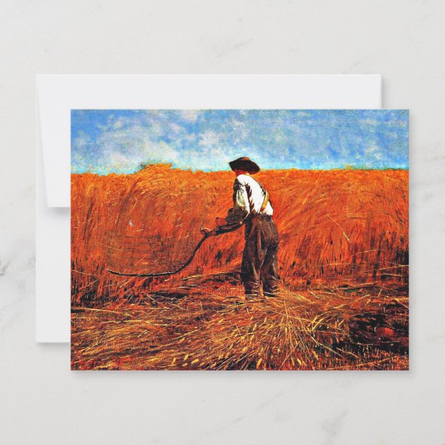 Winslow Homer - The Veteran in a New Field Card (Front)