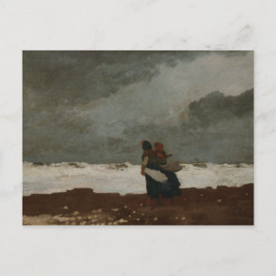 Winslow Homer - Two Figures by the Sea Postcard