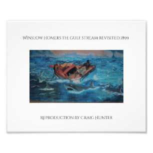 Winslow Homers reproduction of the Gulf Stream Photo Print