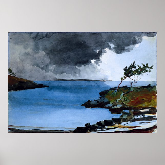 Winslow Homer's "The Coming Storm" - Print (Front)