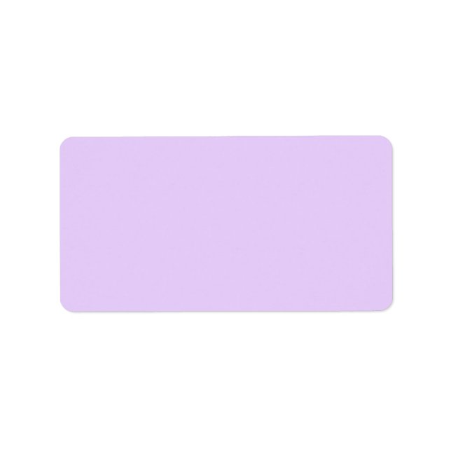 Winsome Orchid Violet Pastel Purple 2015 Colour Label (Front)