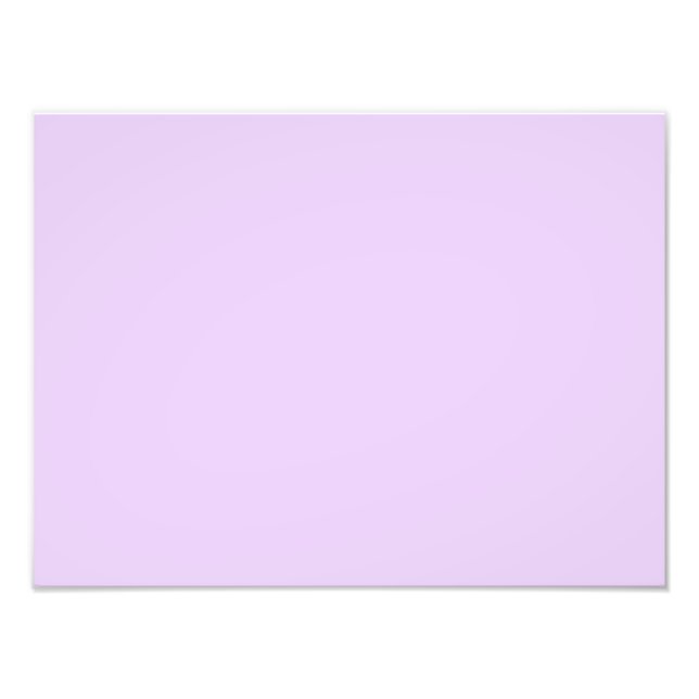 Winsome Orchid Violet Pastel Purple 2015 Colour Photo Print (Front)
