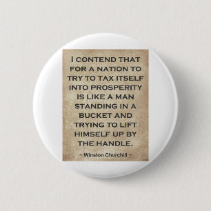 Winston Churchill #1 2 Inch Round Button