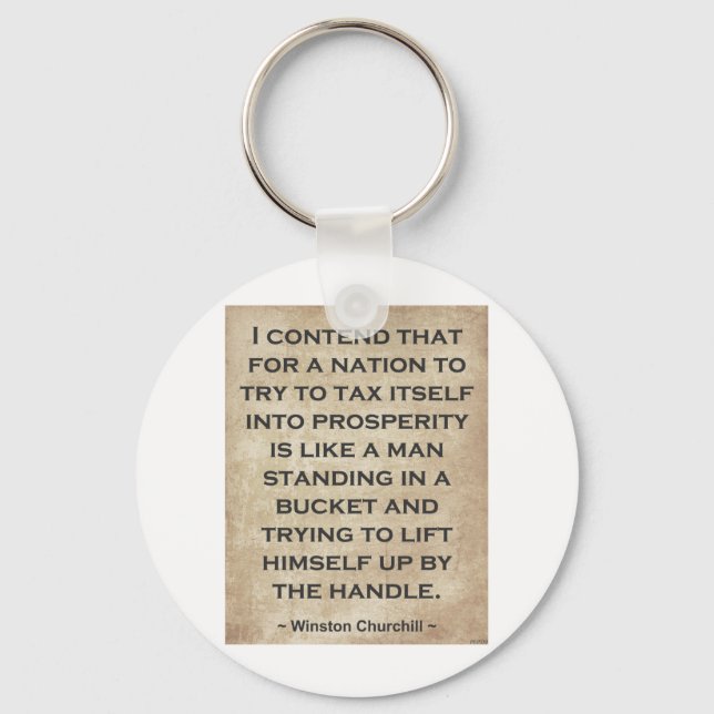 Winston Churchill #1 Keychain (Front)