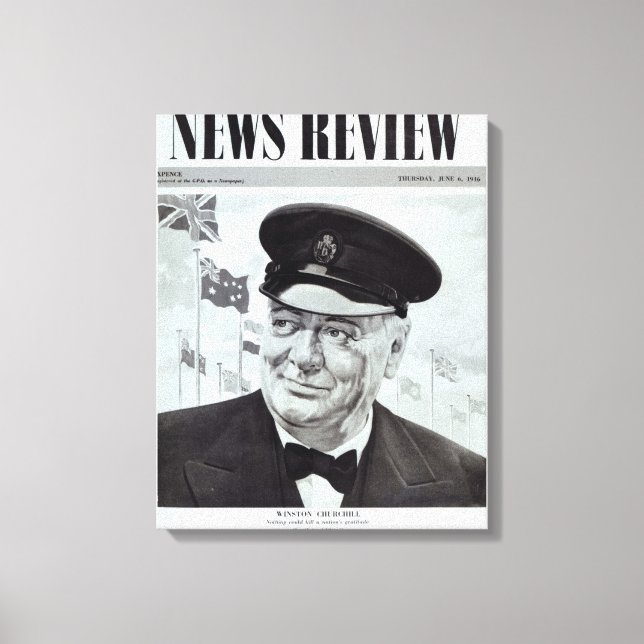 Winston Churchill Canvas Print (Front)