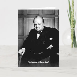 Winston Churchill Card