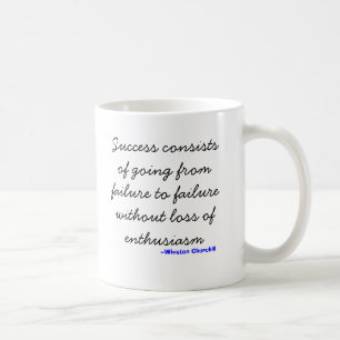 Winston Churchill defines success Mug