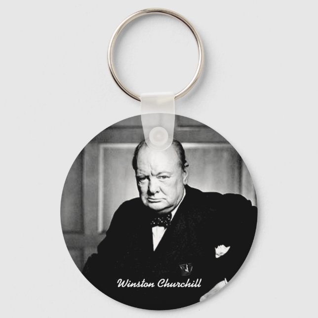 Winston Churchill Keychain (Front)