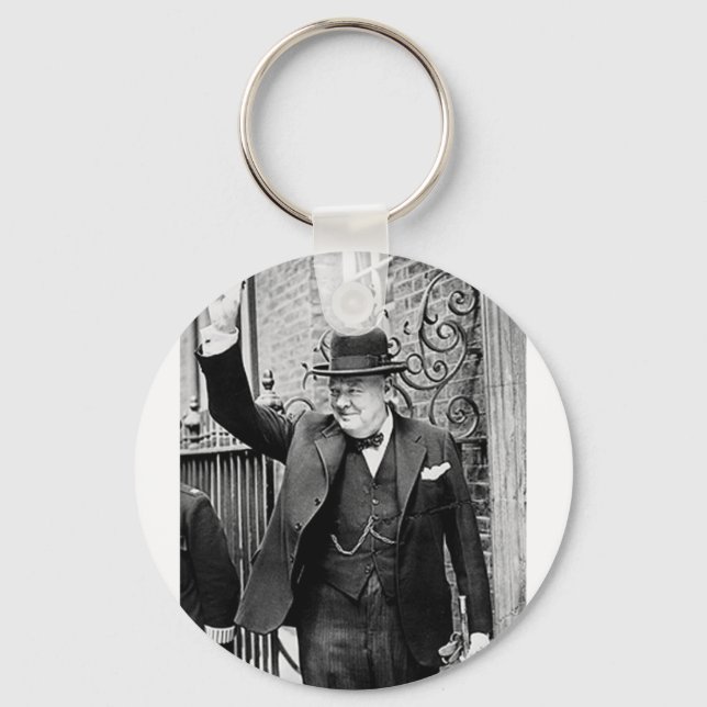 Winston Churchill Keychain (Front)