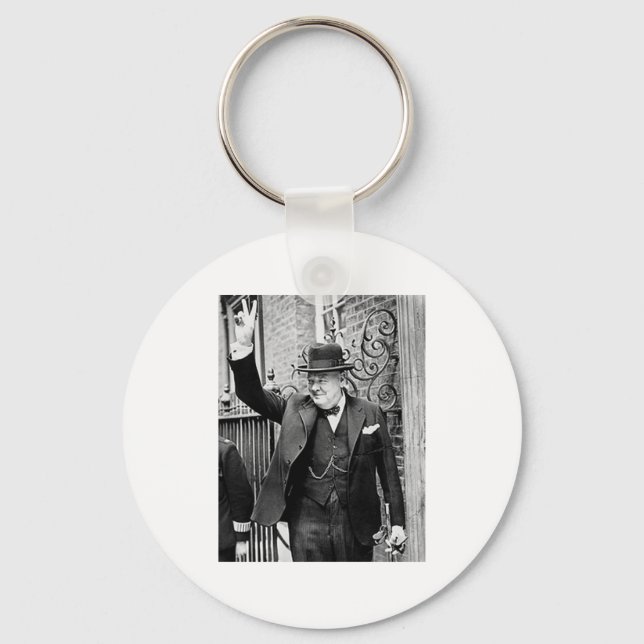 Winston Churchill Keychain (Front)