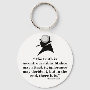 Winston Churchill Keyring - Quote 21