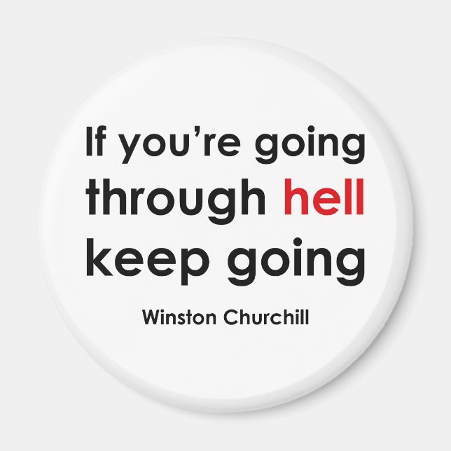 Winston Churchill Magnet (Front)